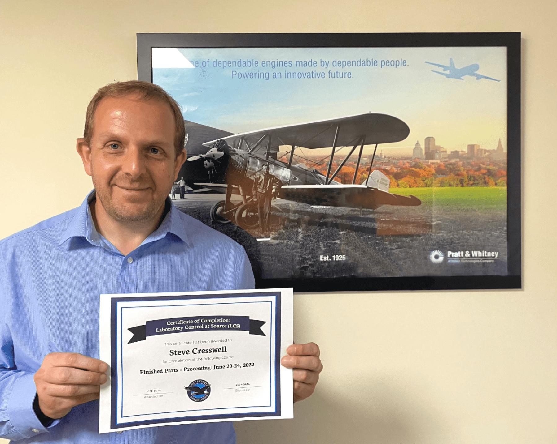 MJ Sections | Key Staff have successfully completed Pratt & Whitney LCS Training! 3