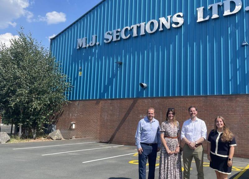 MJ Sections | MJ Sections Welcomes Local MPs To Discuss UK Steel Tariffs 0