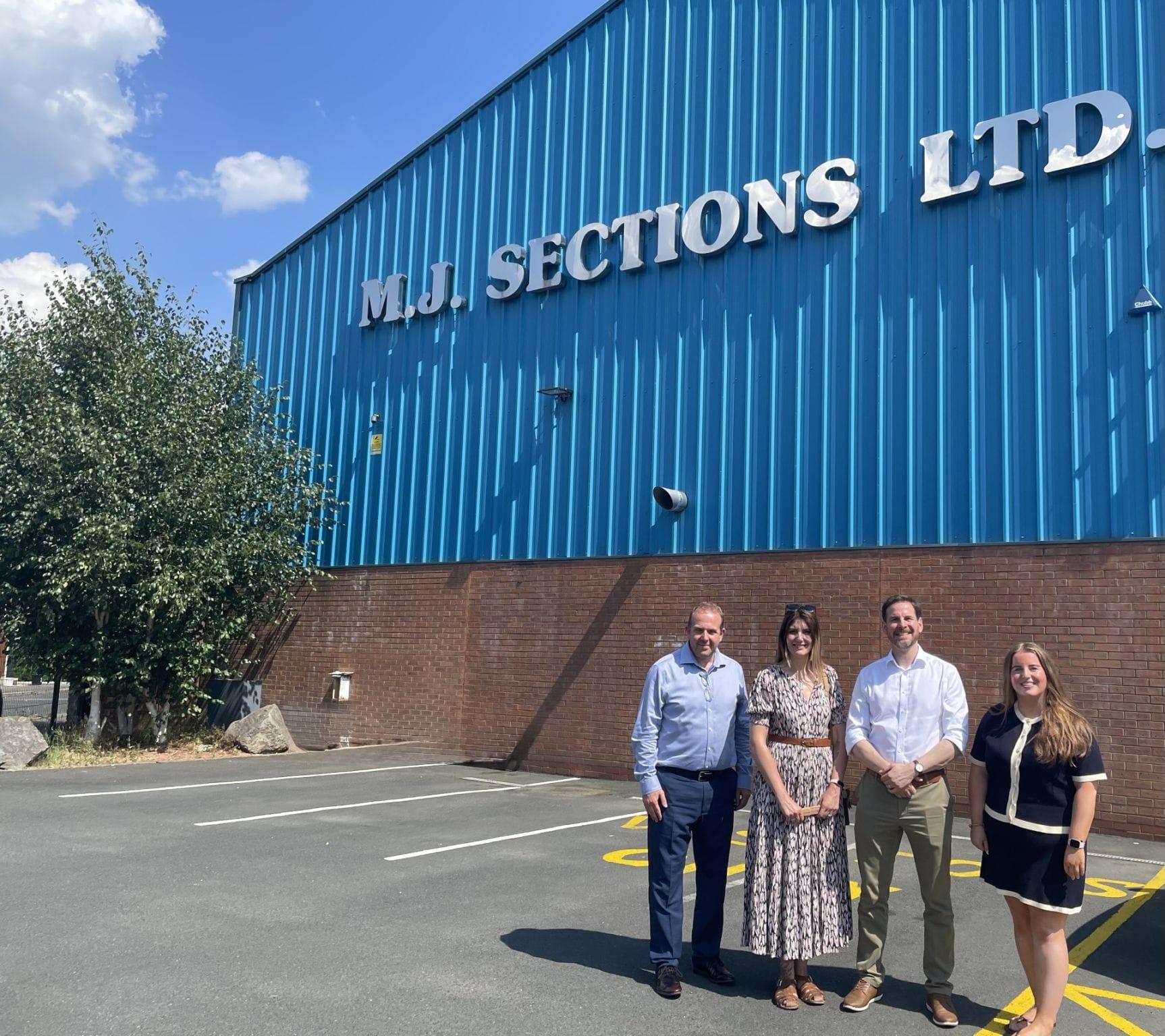 MJ Sections | MJ Sections Welcomes Local MPs To Discuss UK Steel Tariffs 2